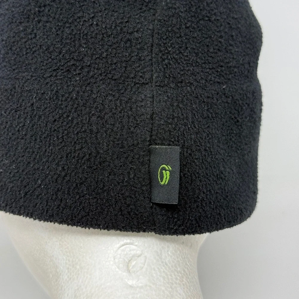 Bula Polartec Fleece Beanie Black Winter Skull Cap Made‎ in Canada Hat